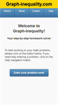 Mobile Screenshot of graph-inequality.com